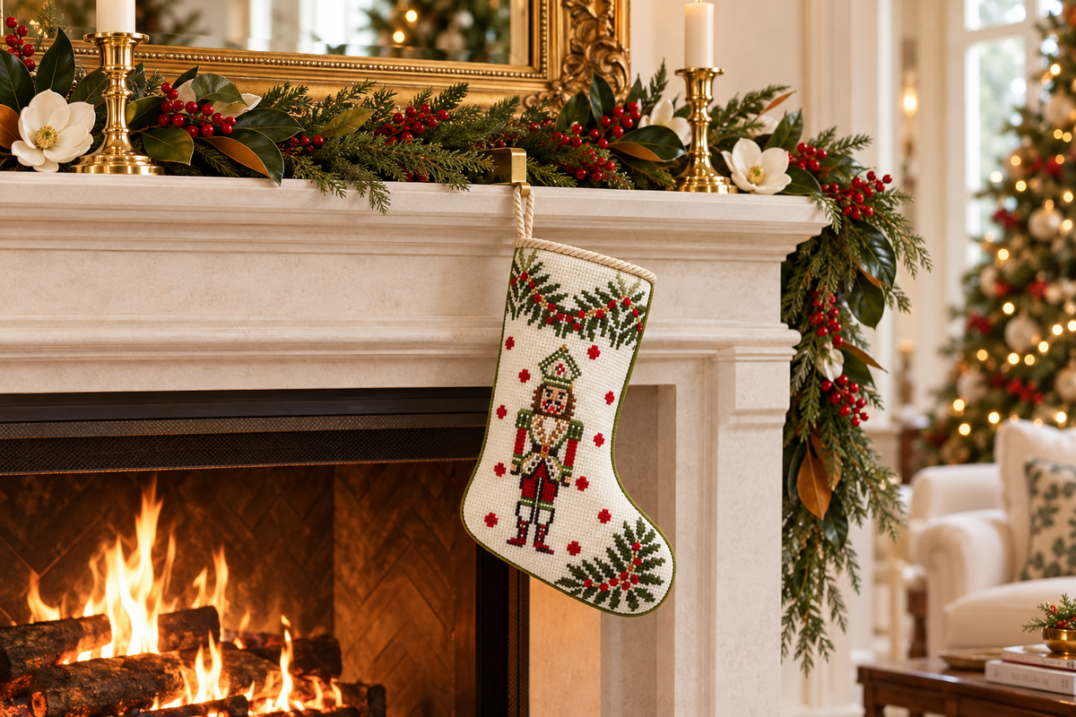 The Nutcracker Needlepoint Stocking (2 Sizes)