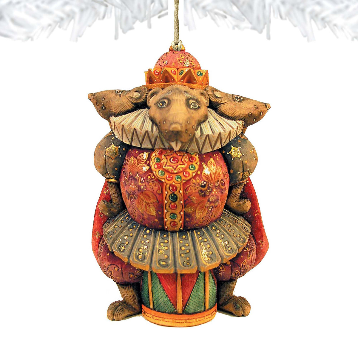 Jester Wooden Ornaments by G. DeBrekht - Thanksgiving Halloween Decor - 8153310