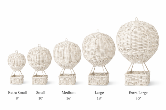a group of wicker baskets