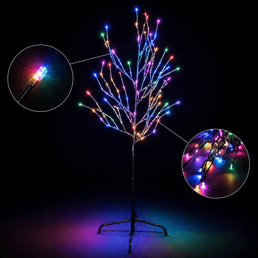 7ft 180L Tree Light, Multicolor