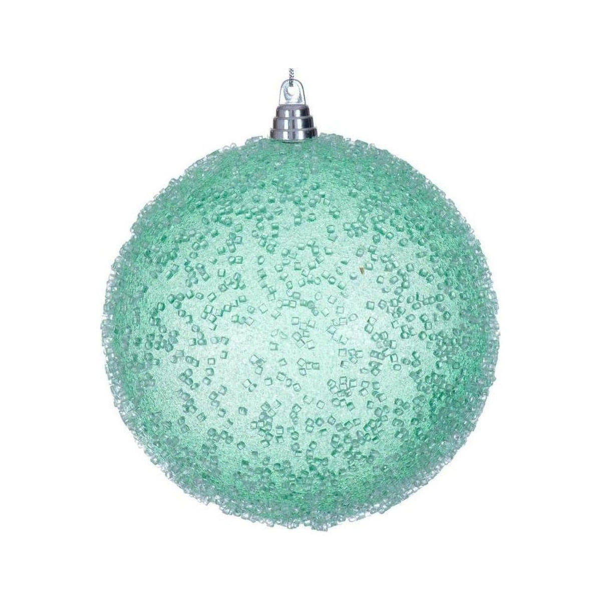 8" Seafoam Green Icy Sugar Ball