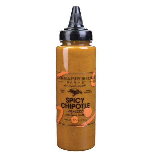 a bottle of spicy chipotle sauce