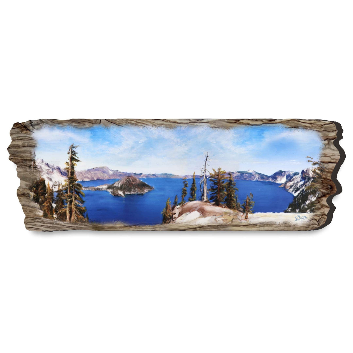 Lake View Wooden Wall Art by G. DeBrekht Coastal Decor - 8491107W