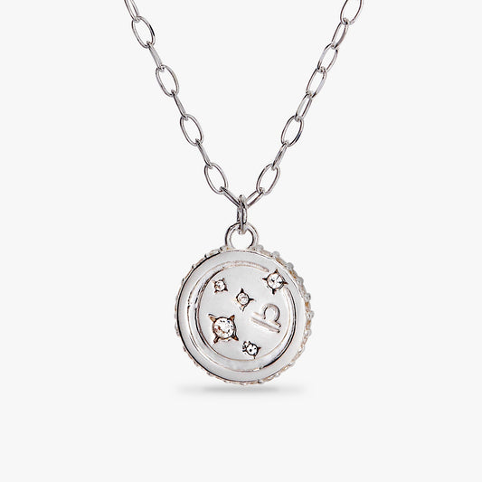 Libra Zodiac Precious Necklace
