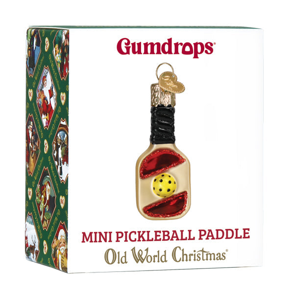 a box with a picture of a pickleball paddle