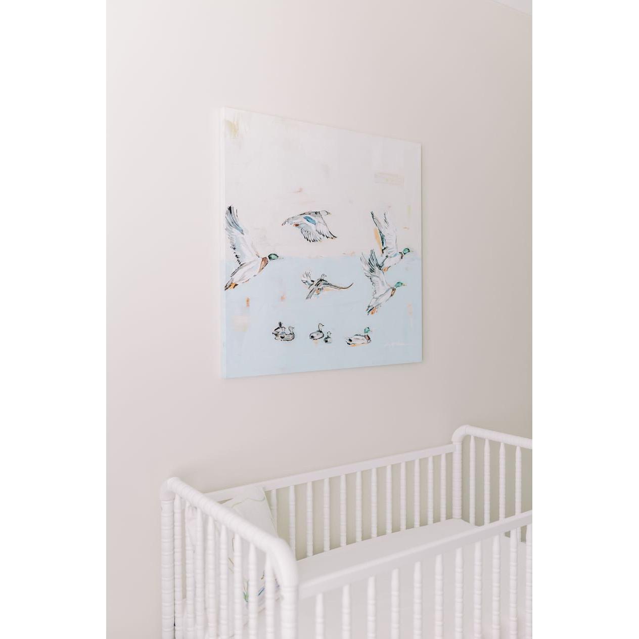 "Taking Off" on canvas