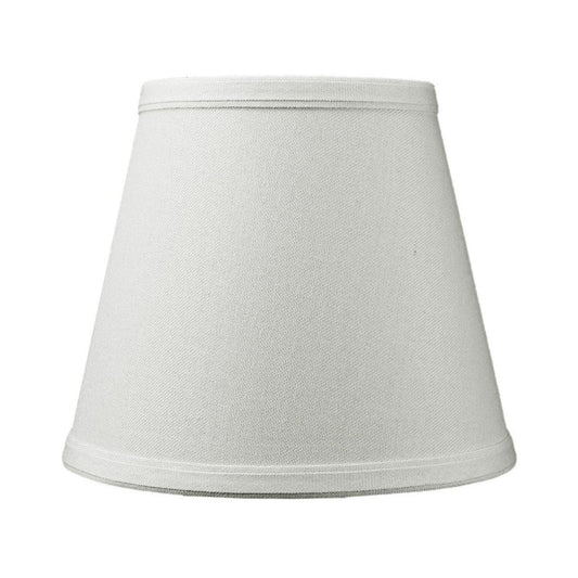 8"W x 7"H Empire Linen Edison Clip On Lamp Shade Light Oatmeal