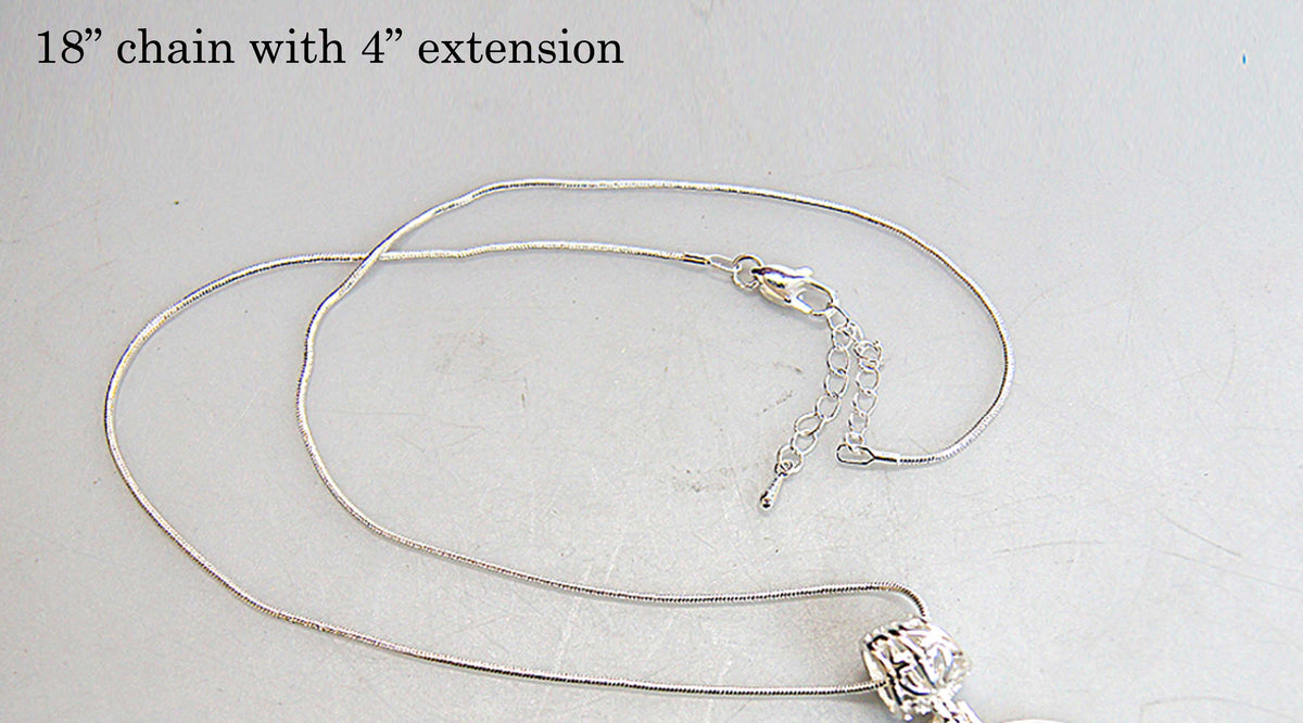 Reindeer Ride Silver Plated Medal Pendant Necklace - 44154O
