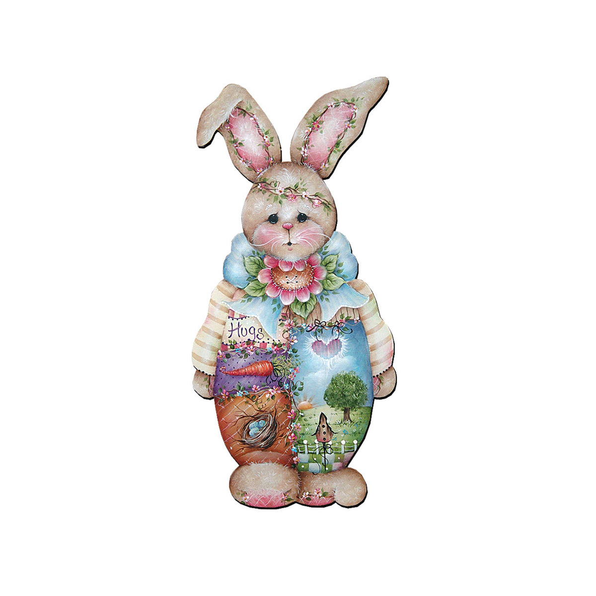 Bella Bunny Easter Door Decor by Jamie Mills-Price - Easter Spring Decor - 8457601H