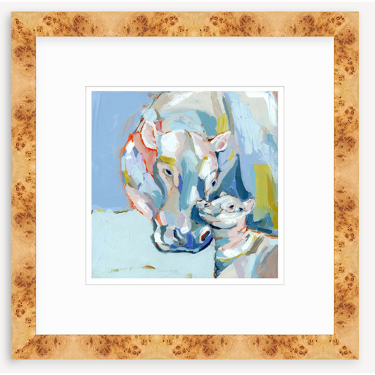 Hippo Love Fine Art Print