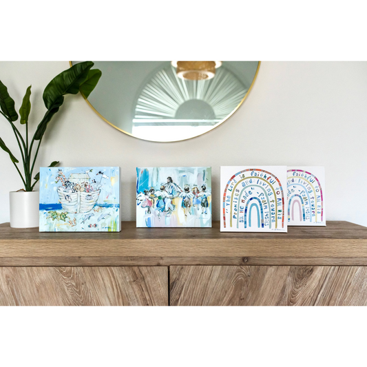 Noah's ark IV on canvas
