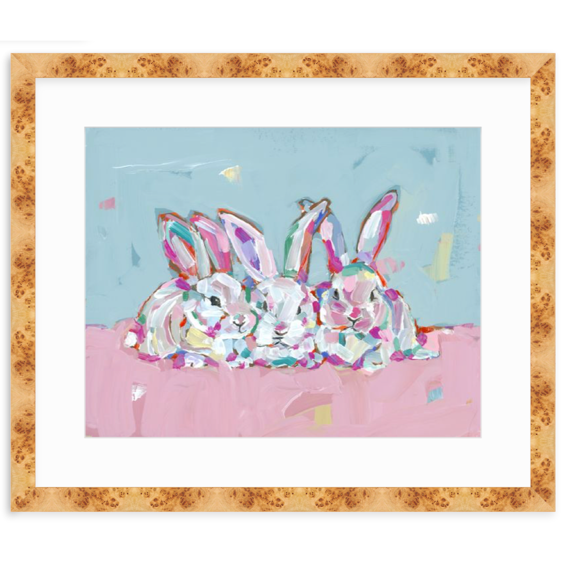 Hip Hap Hop Bunnies Fine Art Print