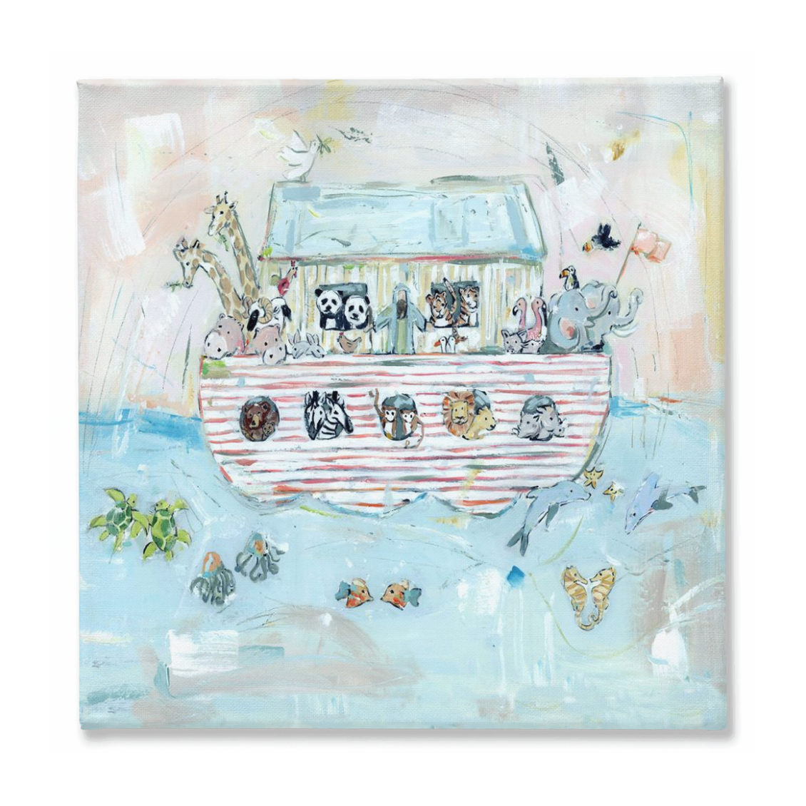 Noah's ark II on canvas