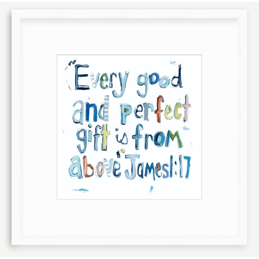 James 1:17 Bible Verse Fine Art Print