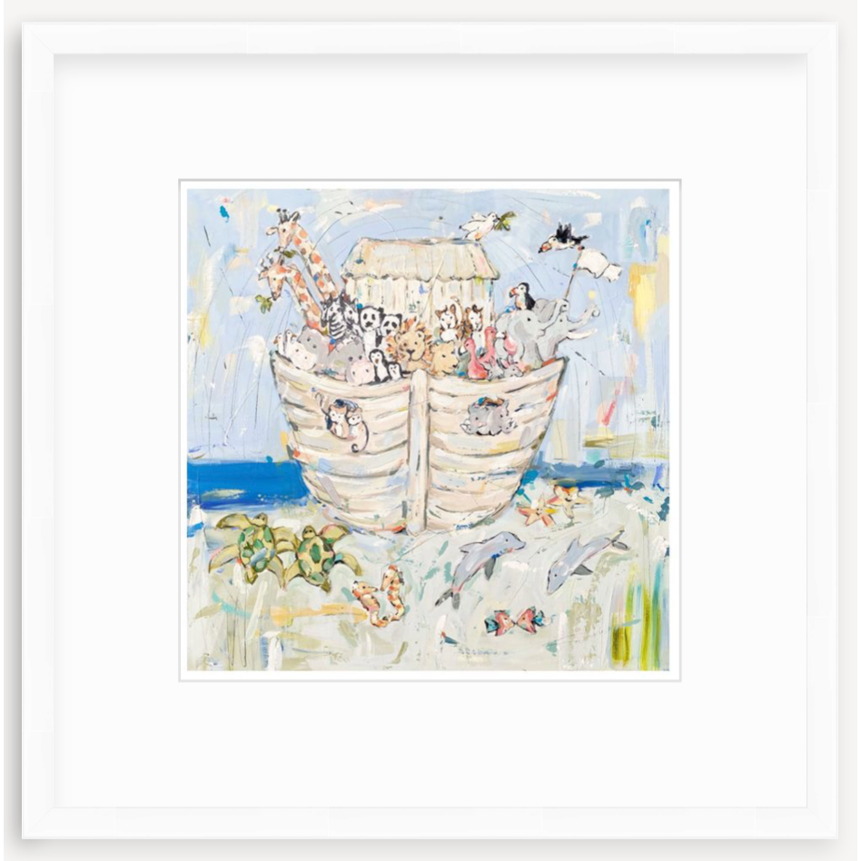 Noah's ark IV Nursery Fine Art Print