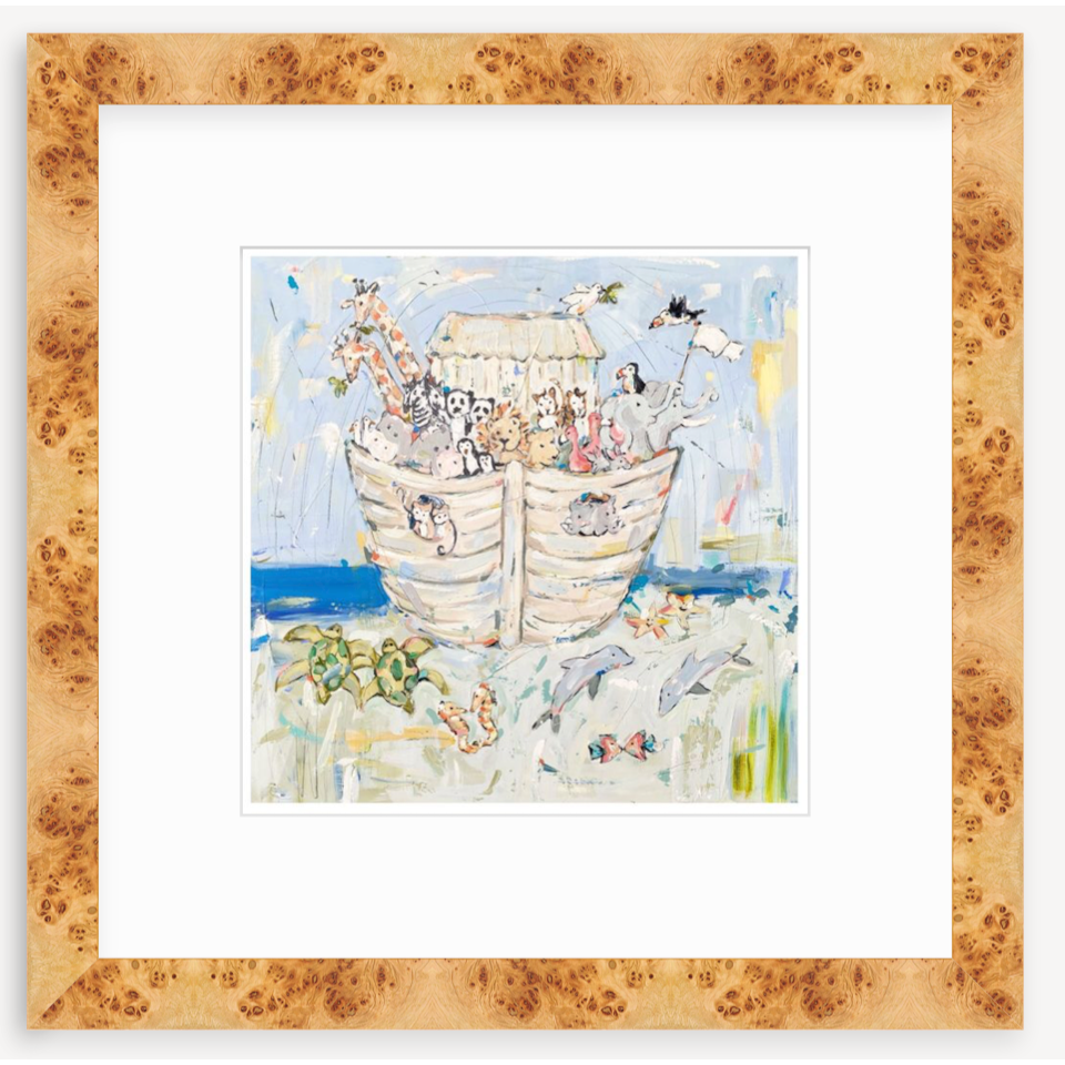 Noah's ark IV Nursery Fine Art Print