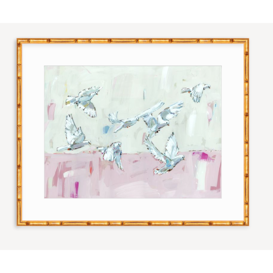 Peace On Earth I Doves Fine Art Print