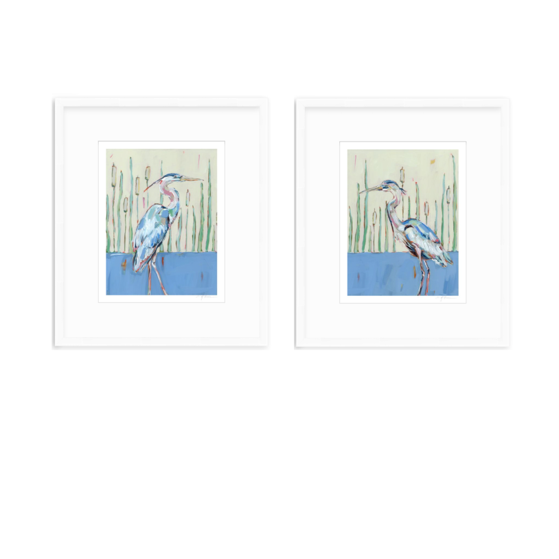 Blue Herons Fine Art Print