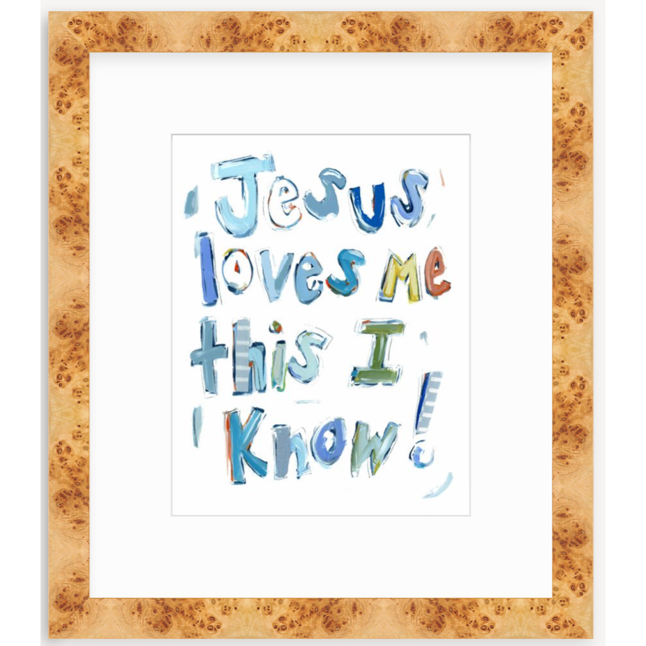 Jesus Loves Me Fine Art Print