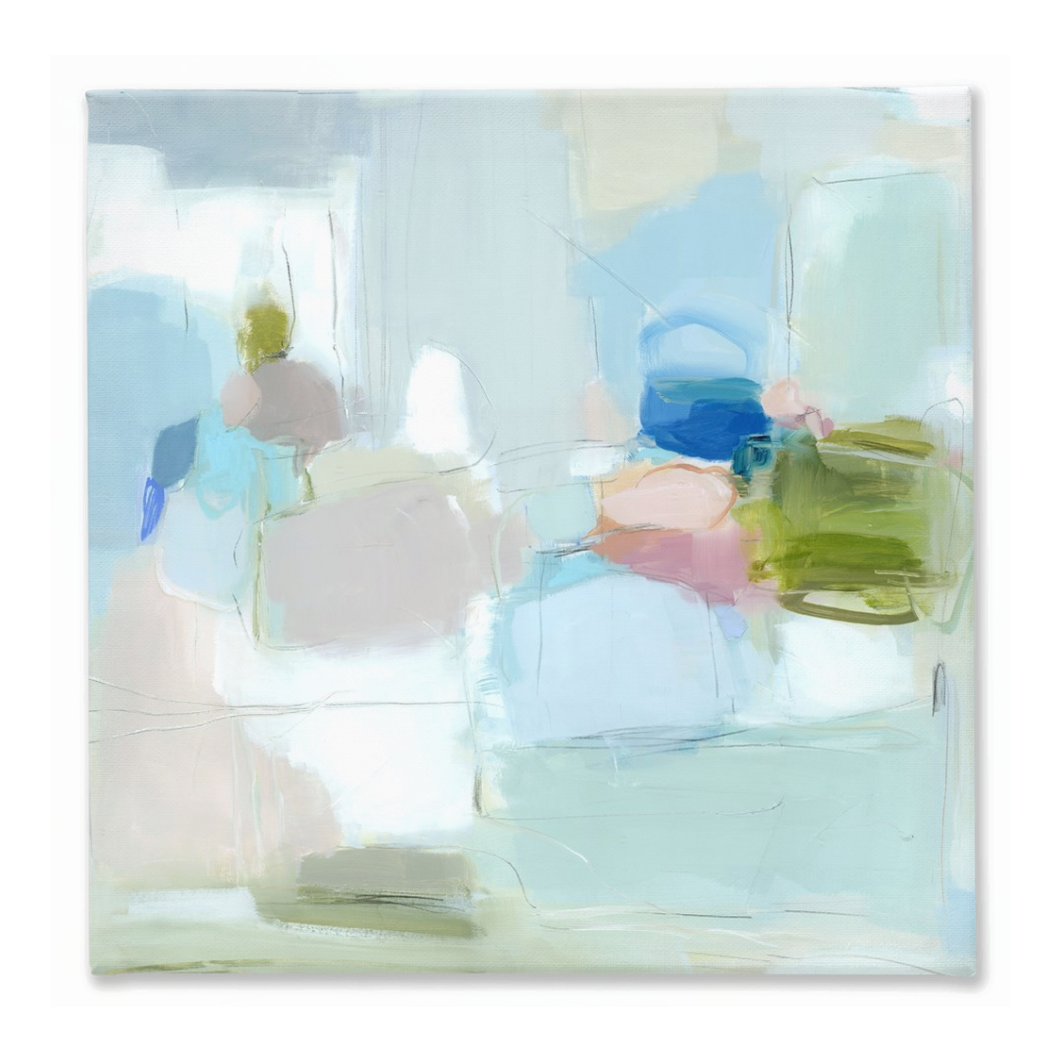 "Breaking Even" canvas