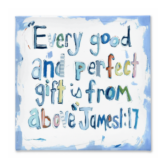 James 1:17 on canvas