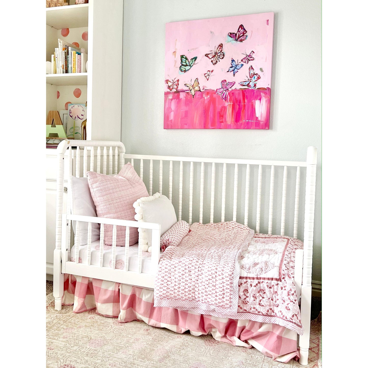 "Butterfly Wishes" on canvas