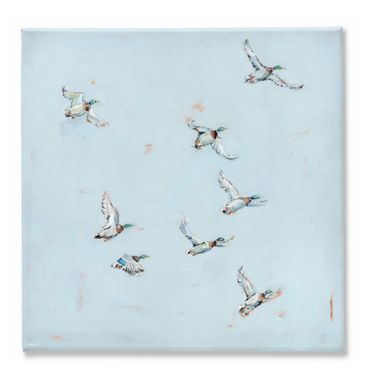 "Free Flying" on canvas