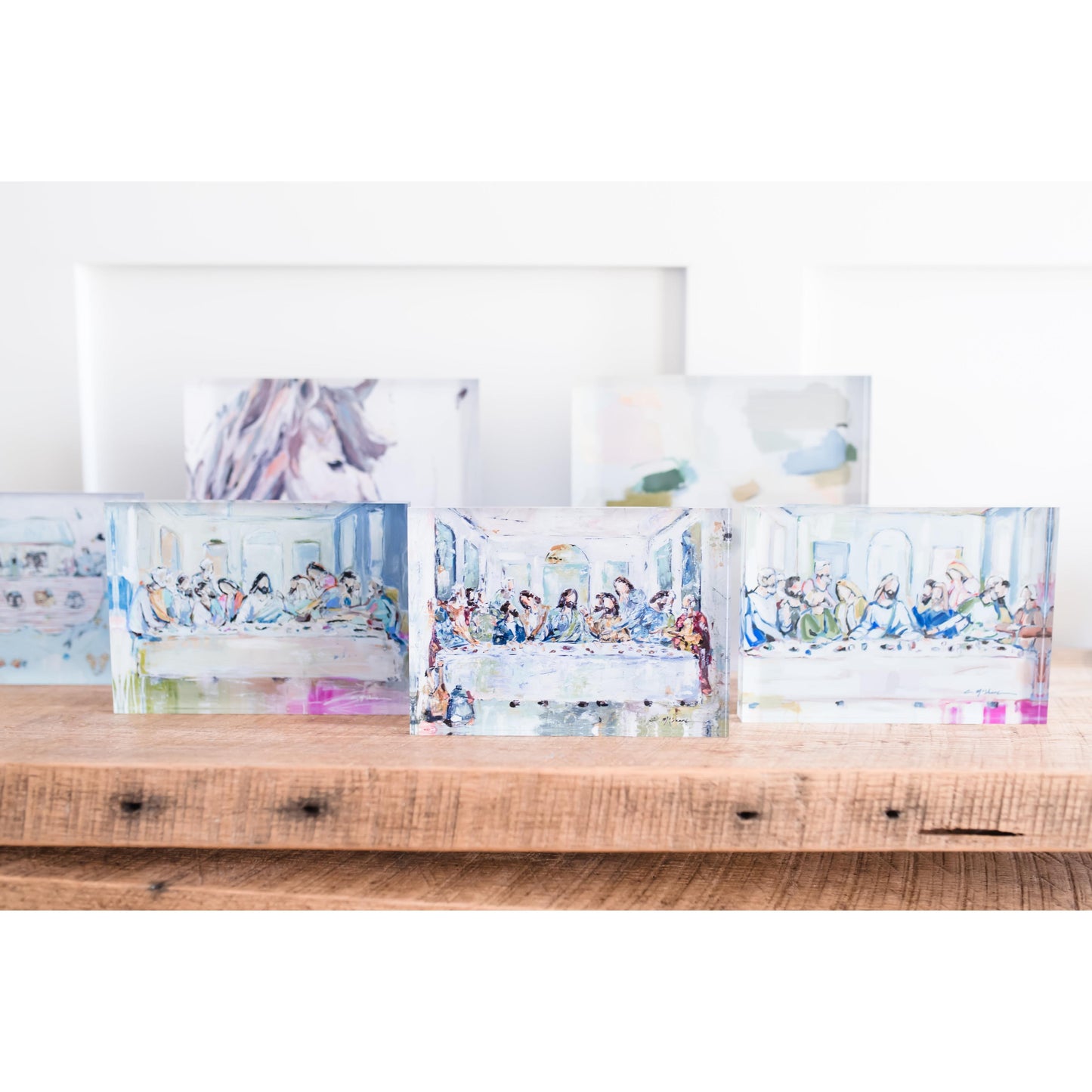 Legacy Meal VI Last Supper Acrylic Tabletop Art