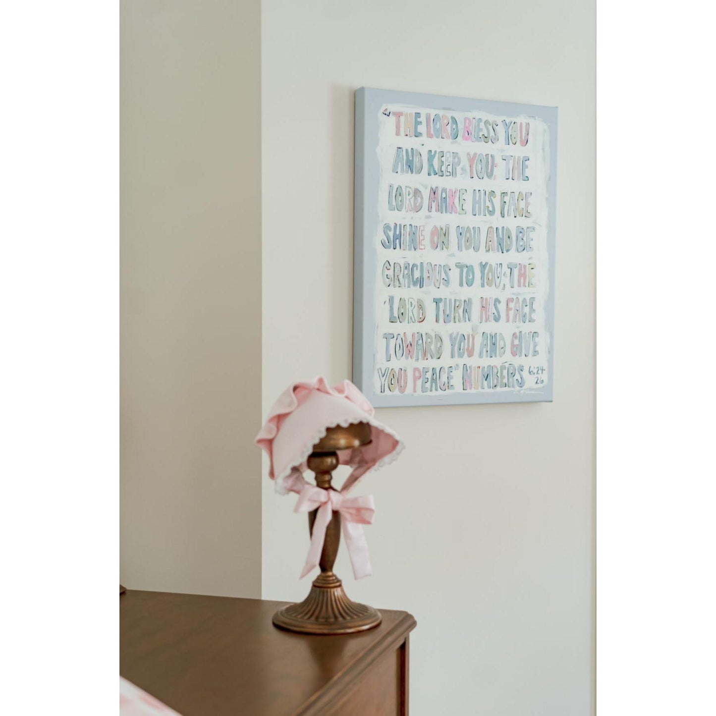 Numbers 6:24-26 on canvas