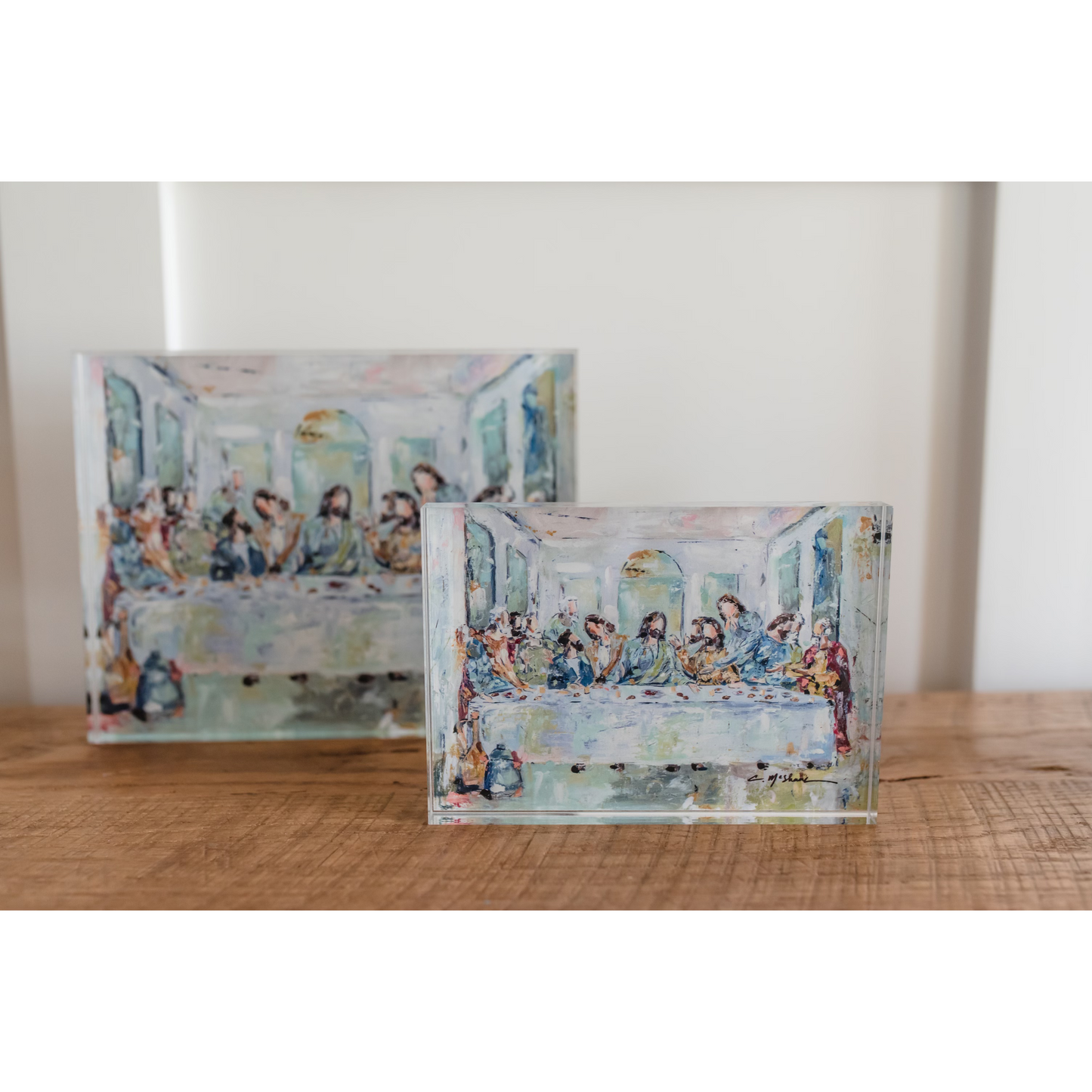 Legacy Meal I Last Supper Acrylic Tabletop Art