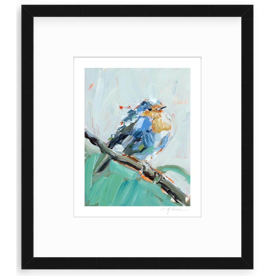 Bluebird of Happiness Fine Art Print