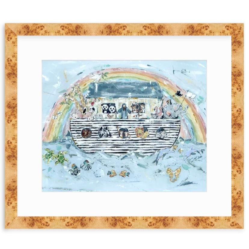 Noah's ark I Nursery Fine Art Print
