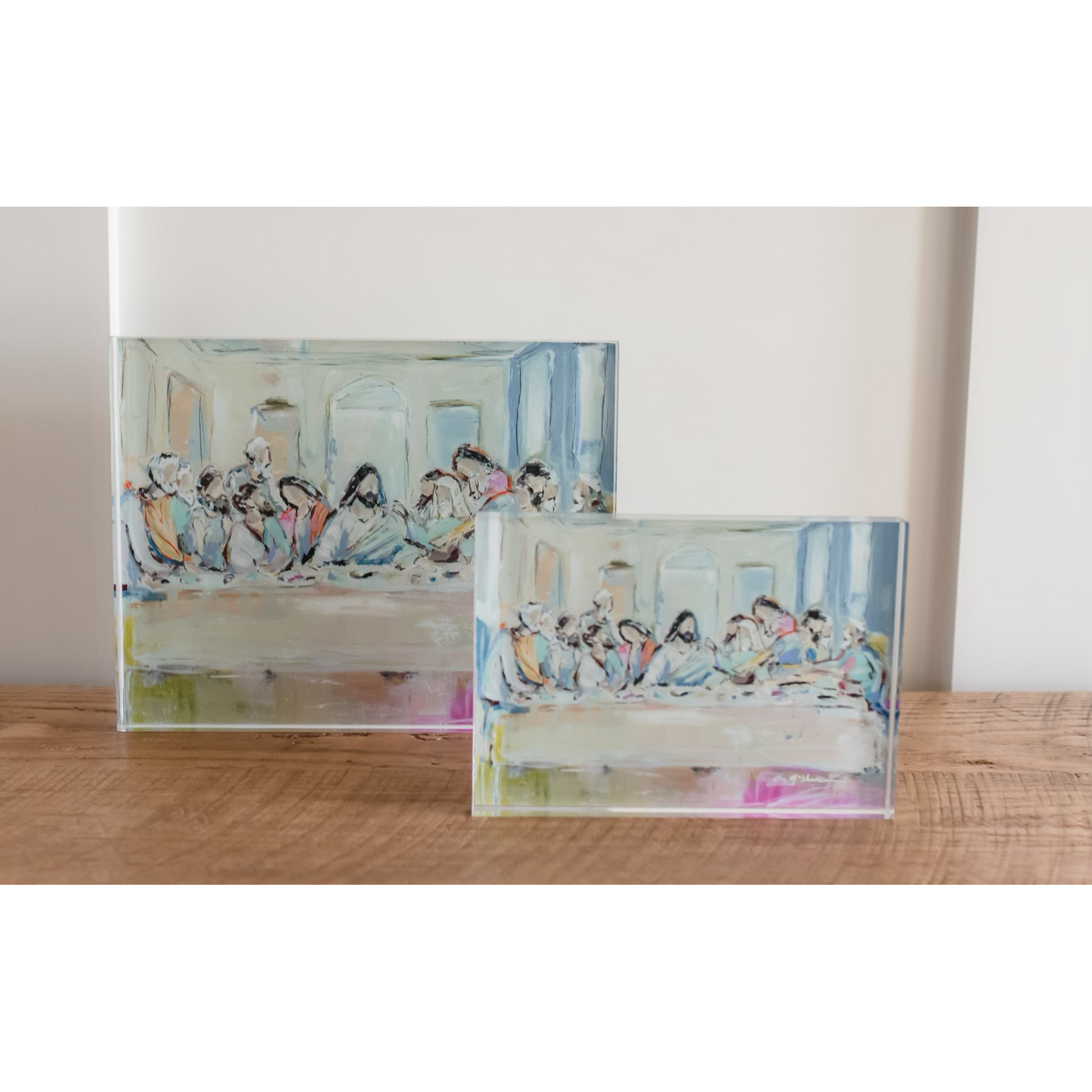 Legacy Meal II Last Supper Acrylic Tabletop Art