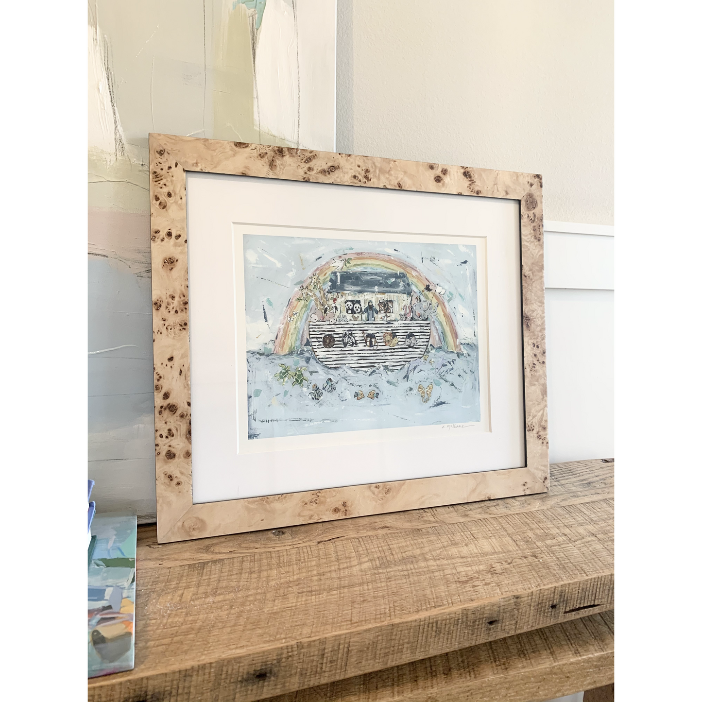 Noah's ark I Nursery Fine Art Print
