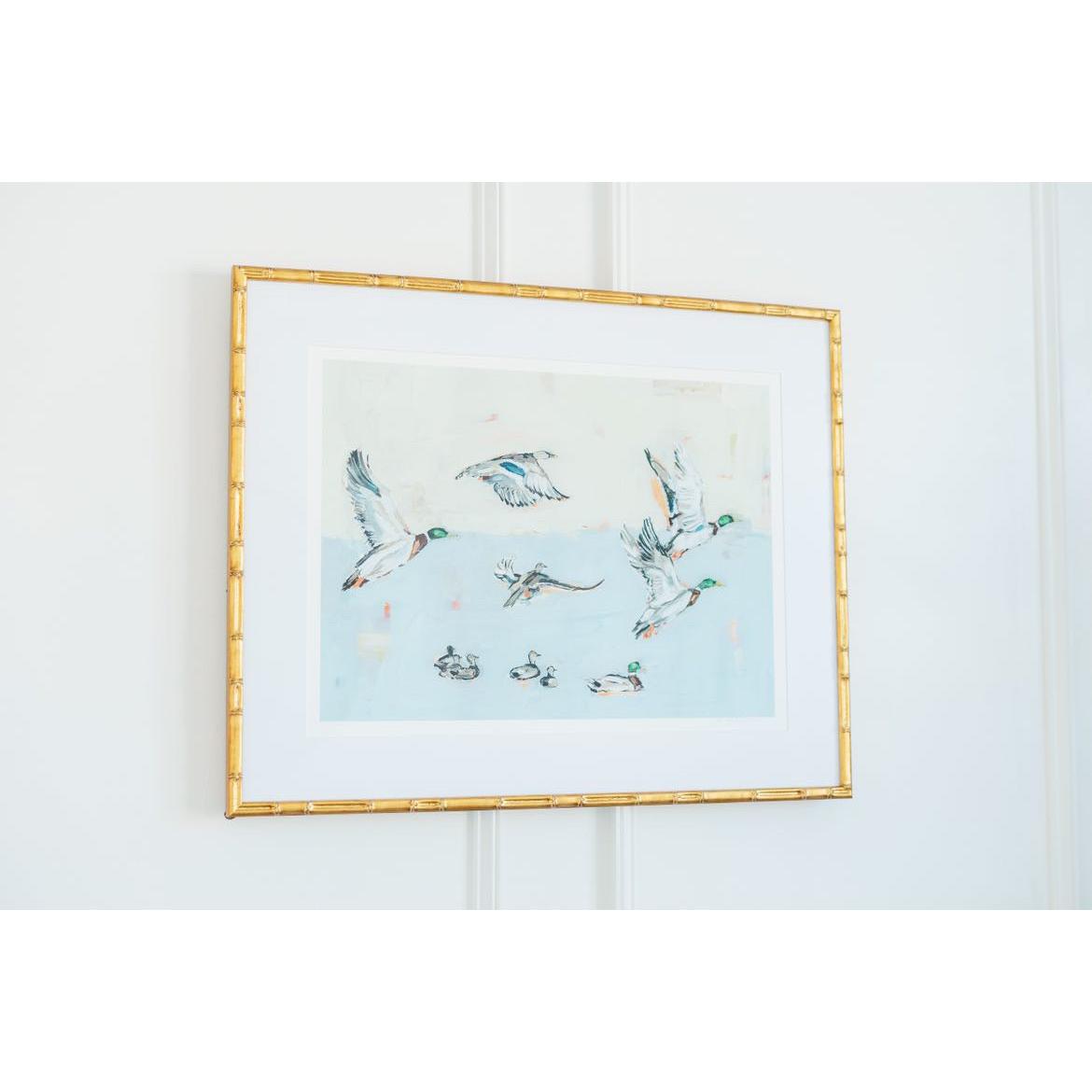 Taking Off Mallard Ducks Fine Art Print
