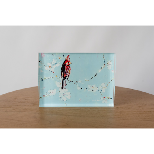 Always With You Cardinal Acrylic Tabletop Art