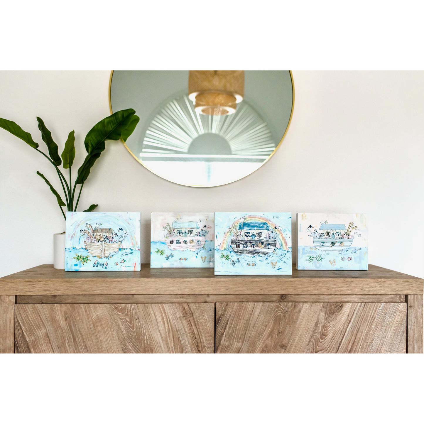 Noah's ark III on canvas