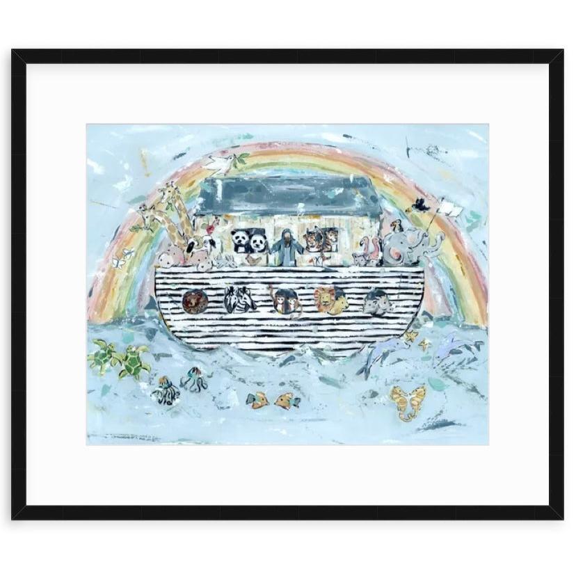 Noah's ark I Nursery Fine Art Print