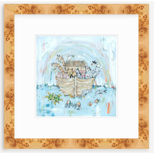 Noah's ark III Nursery Fine Art Print