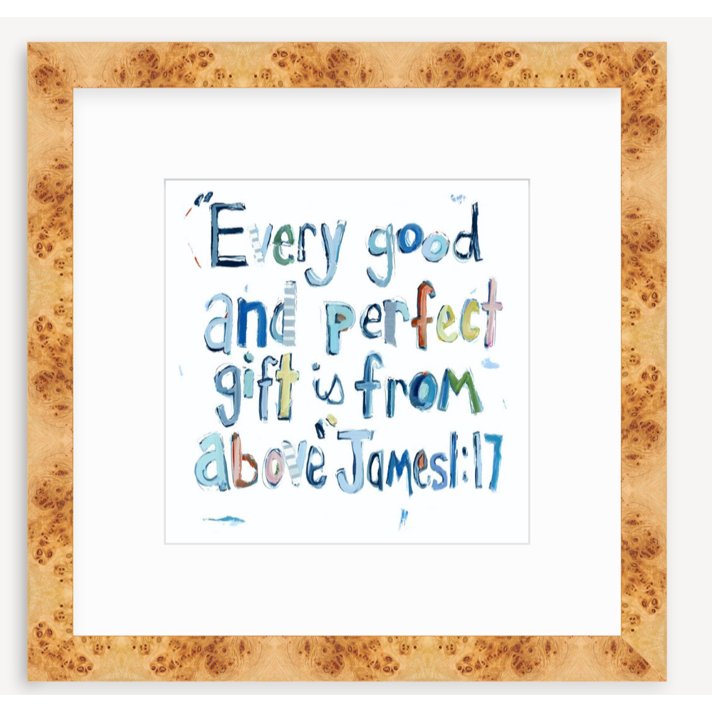 James 1:17 Bible Verse Fine Art Print