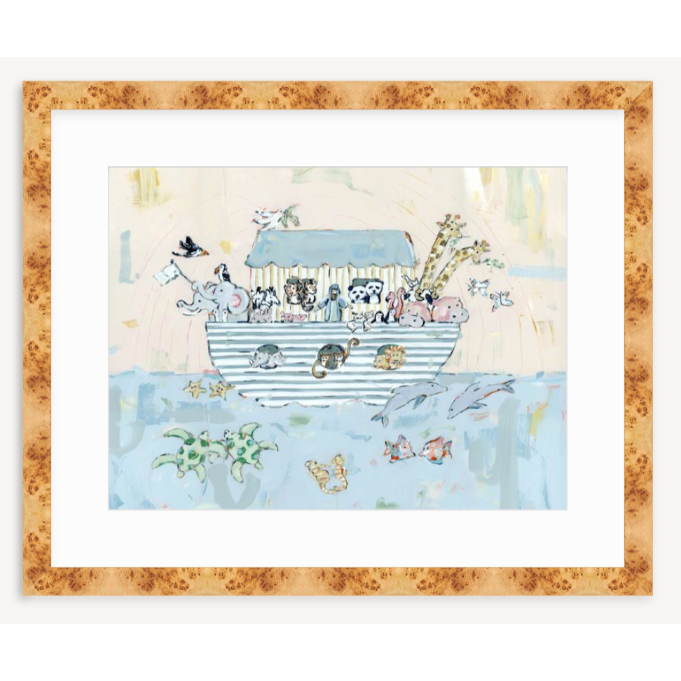 Noah's ark V Nursery Fine Art Print