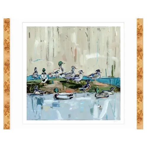 Mound Party Ducks Fine Art Print