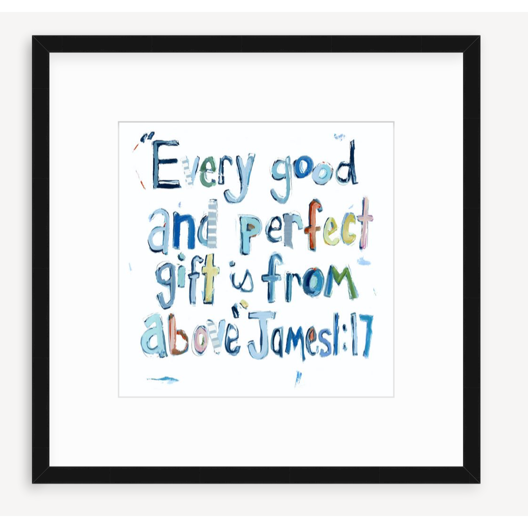 James 1:17 Bible Verse Fine Art Print