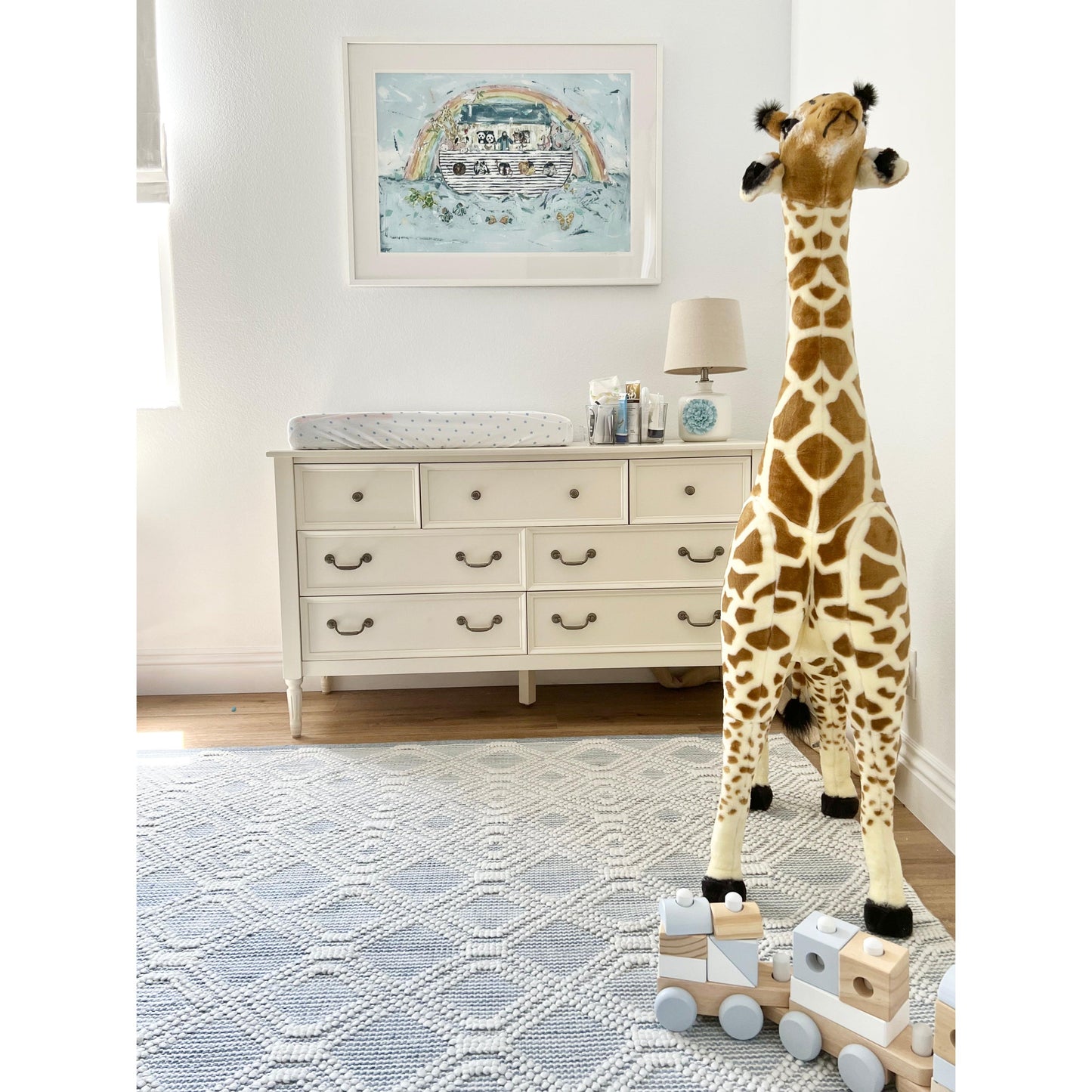 Noah's ark I Nursery Fine Art Print