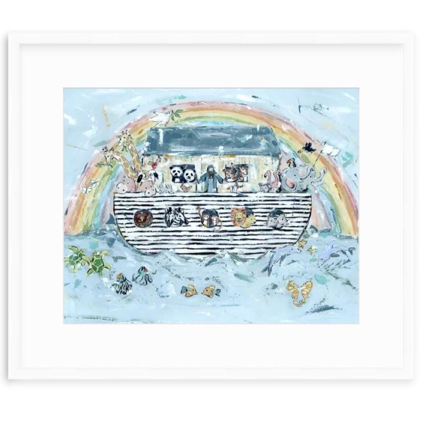 Noah's ark I Nursery Fine Art Print