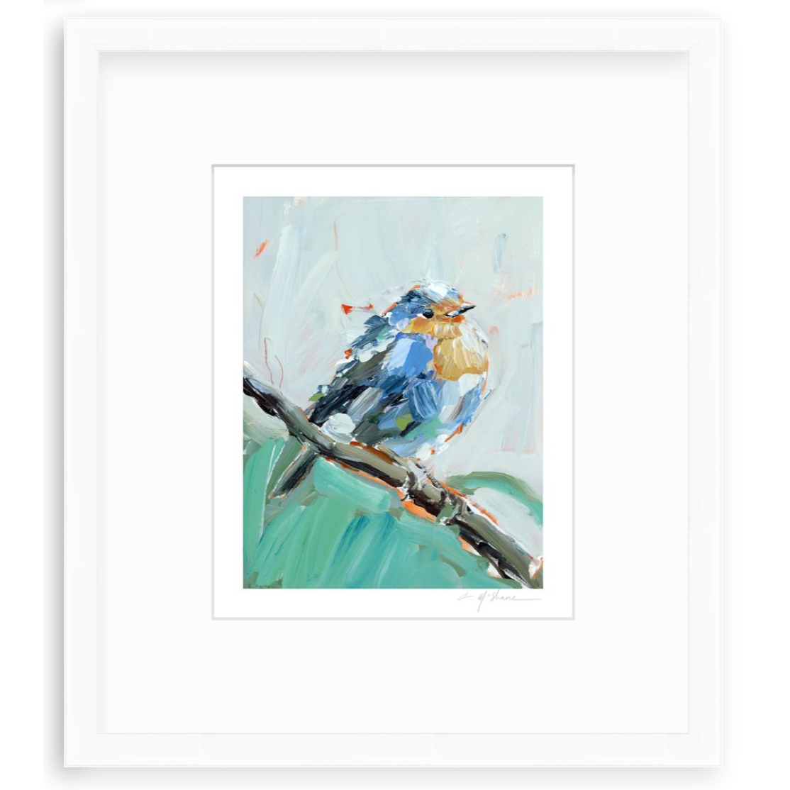 Bluebird of Happiness Fine Art Print