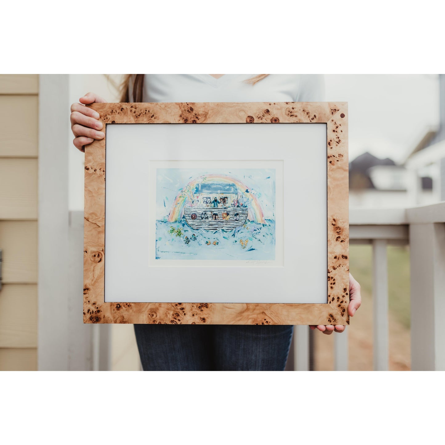 Noah's ark I Nursery Fine Art Print