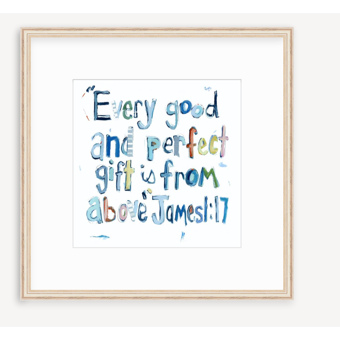 James 1:17 Bible Verse Fine Art Print