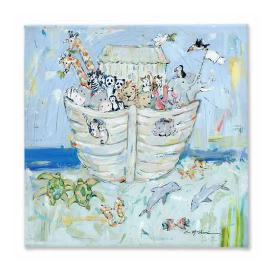 Noah's ark IV on canvas