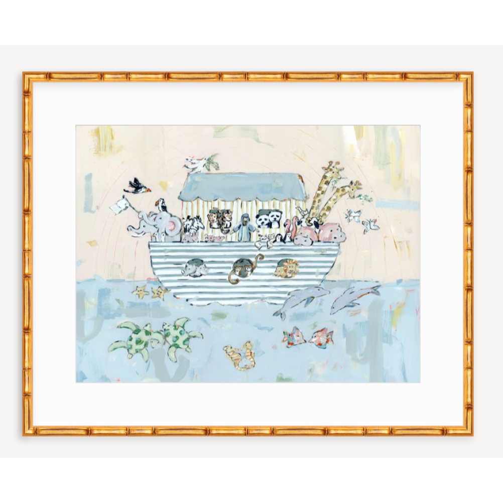 Noah's ark V Nursery Fine Art Print